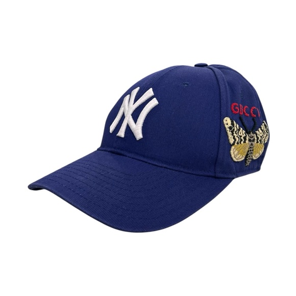 Gucci NY Yankees Butterfly Baseball Hat - Picture 1 of 9